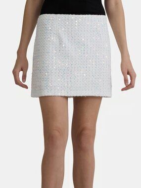 Women’s sequin sparkle mini skirt